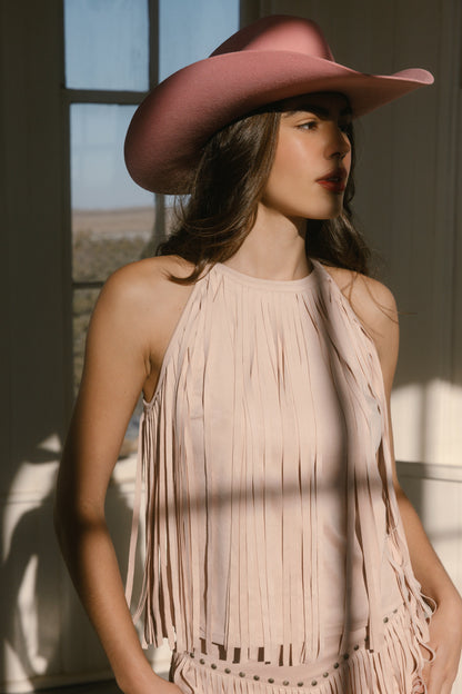 Women Madie Faux Suede Fringe Tank | Idyllwind