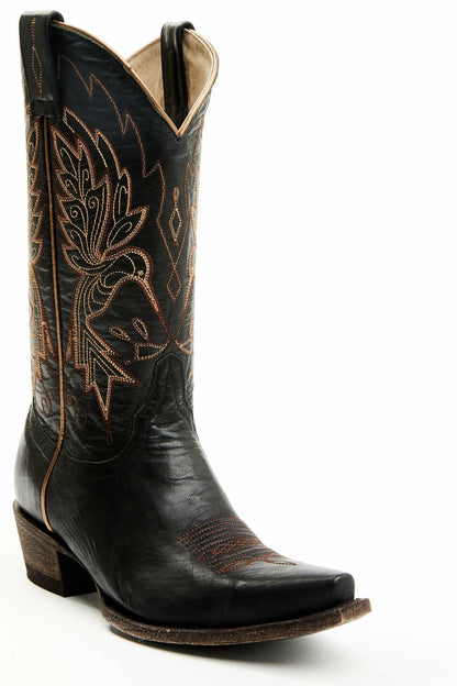 Women Wings Black Western Boots - Snip Toe | Idyllwind