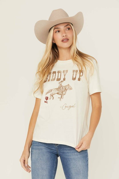 Women Giddy Up Short Sleeve Graphic Tee | Idyllwind