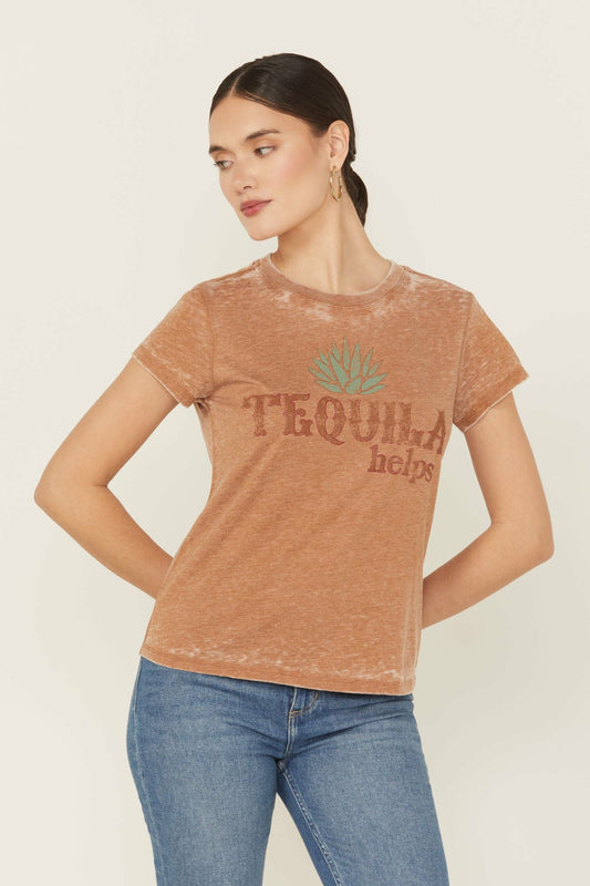 Women Tequila Helps Short Sleeve Graphic Tee | Idyllwind