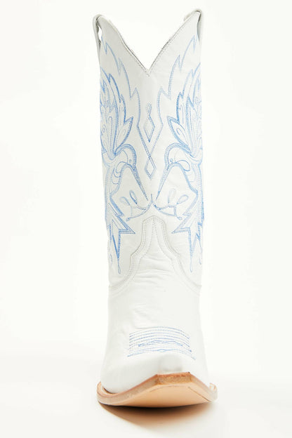 Women Wings White Western Boots - Snip Toe | Idyllwind