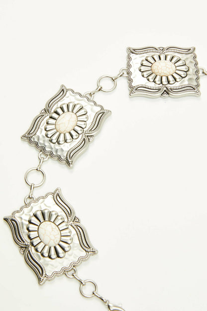 Women Pennywell White Stone Chain Belt | Idyllwind