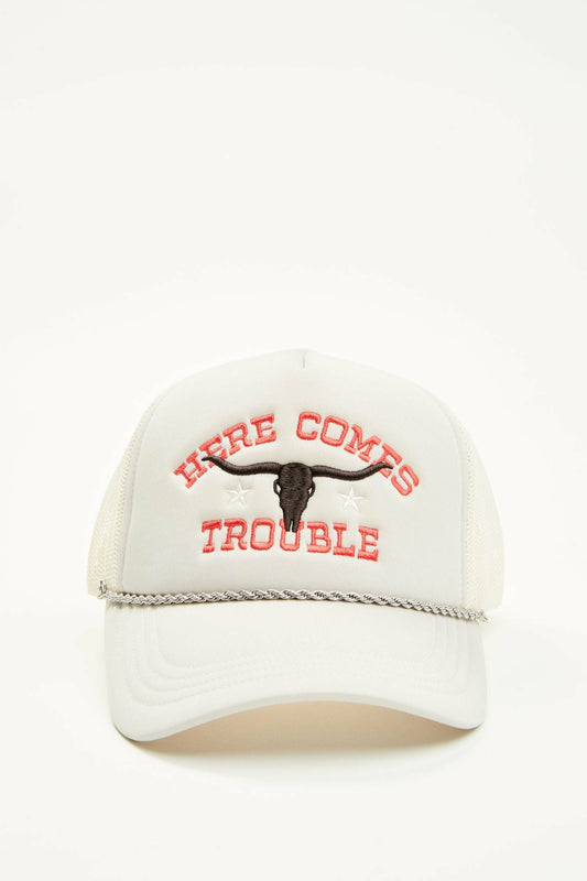 Women Here Comes Trouble Ball Cap | Idyllwind