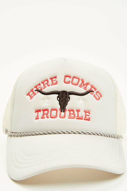 Women Here Comes Trouble Ball Cap | Idyllwind