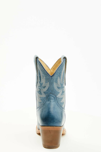 Women Wheels Navy Western Booties - Round Toe | Idyllwind