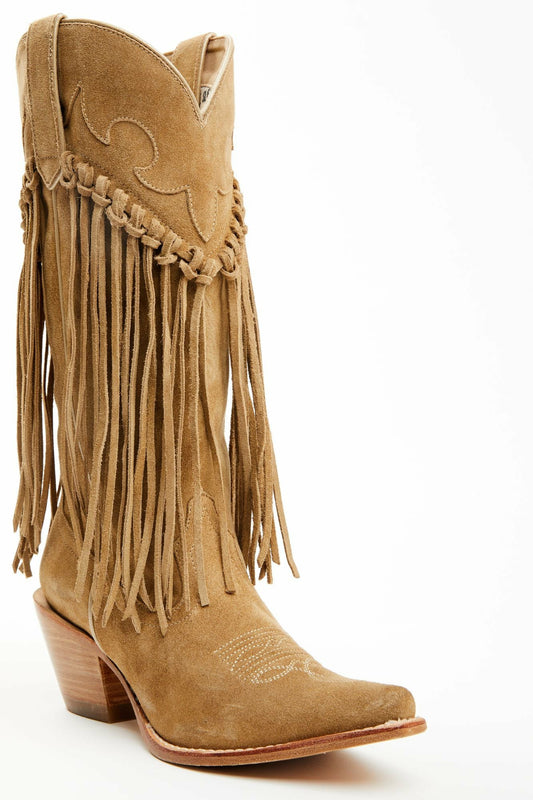 Women Sterling Fringe Tall Western Boots - Snip Toe | Idyllwind