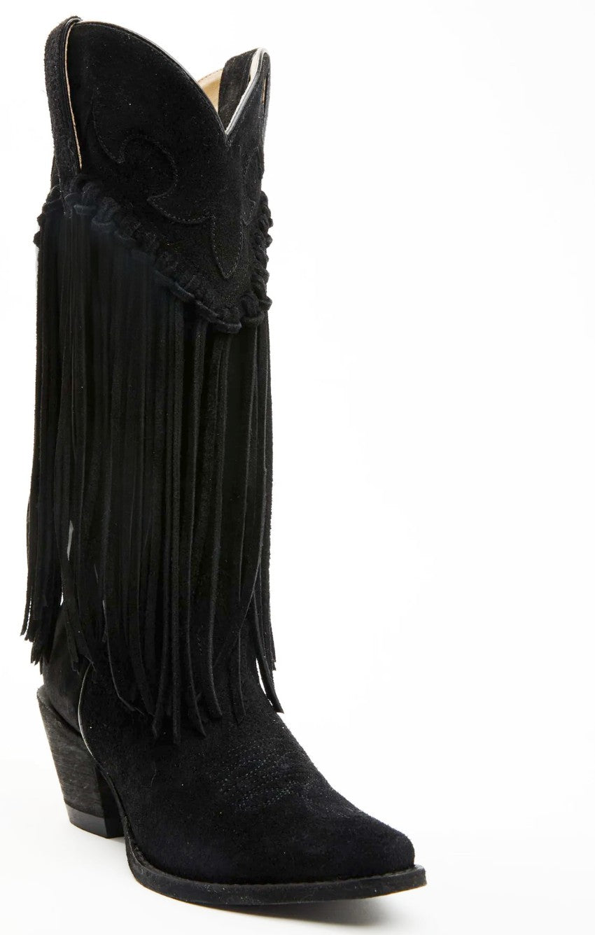 Women Sterling Fringe Tall Western Boots - Snip Toe | Idyllwind