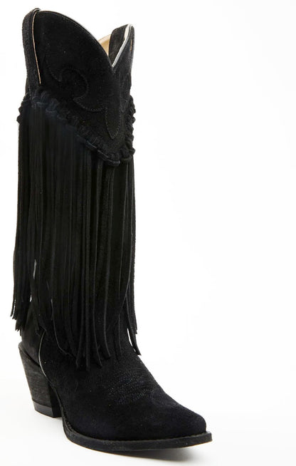 Women Sterling Fringe Tall Western Boots - Snip Toe | Idyllwind