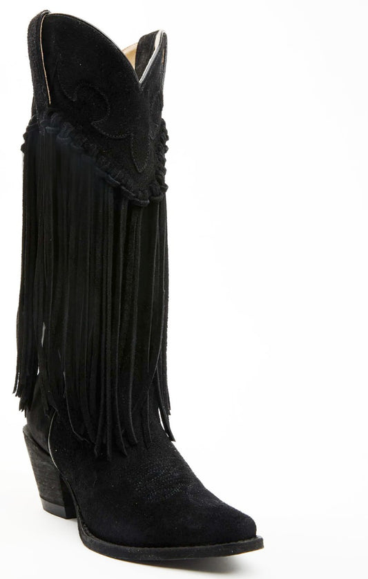 Women Sterling Fringe Tall Western Boots - Snip Toe | Idyllwind