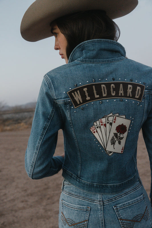 Women Wildcard Denim Trucker Jacket | Idyllwind