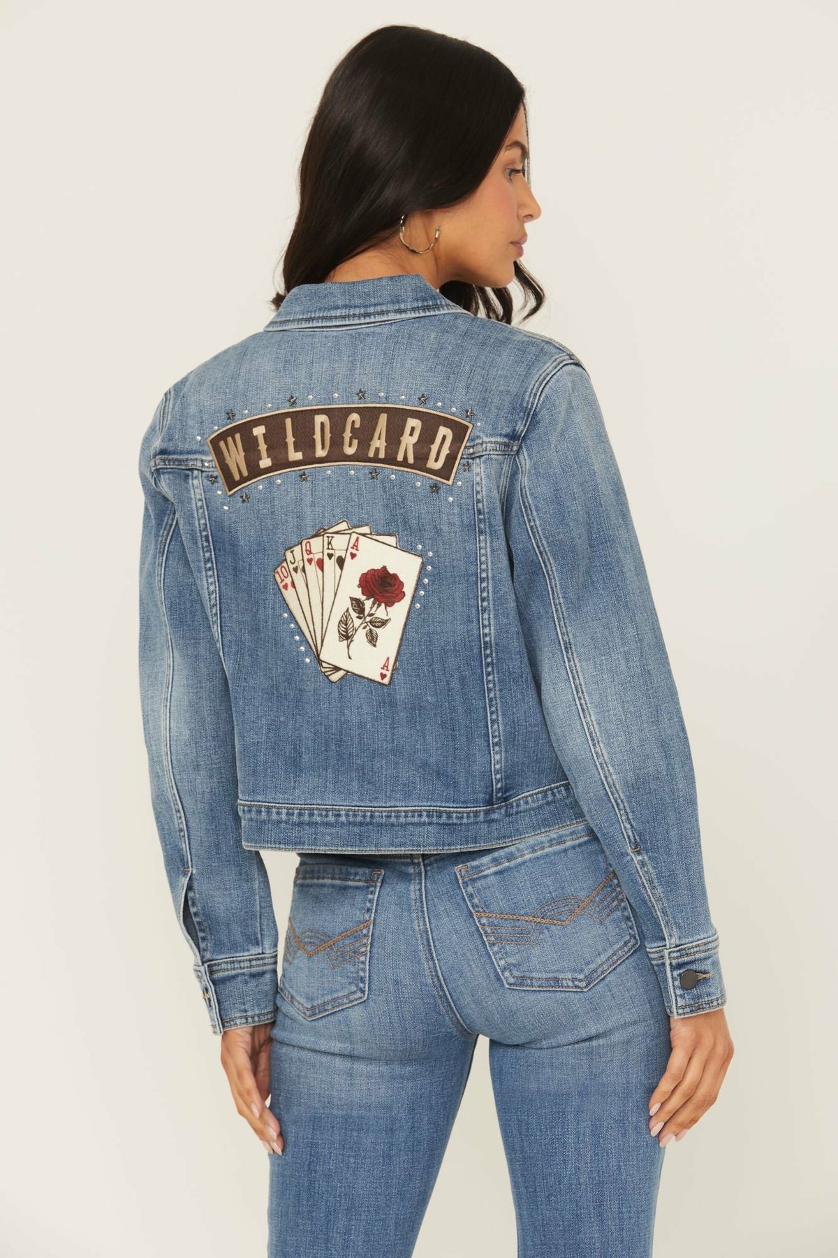 Women Wildcard Denim Trucker Jacket | Idyllwind