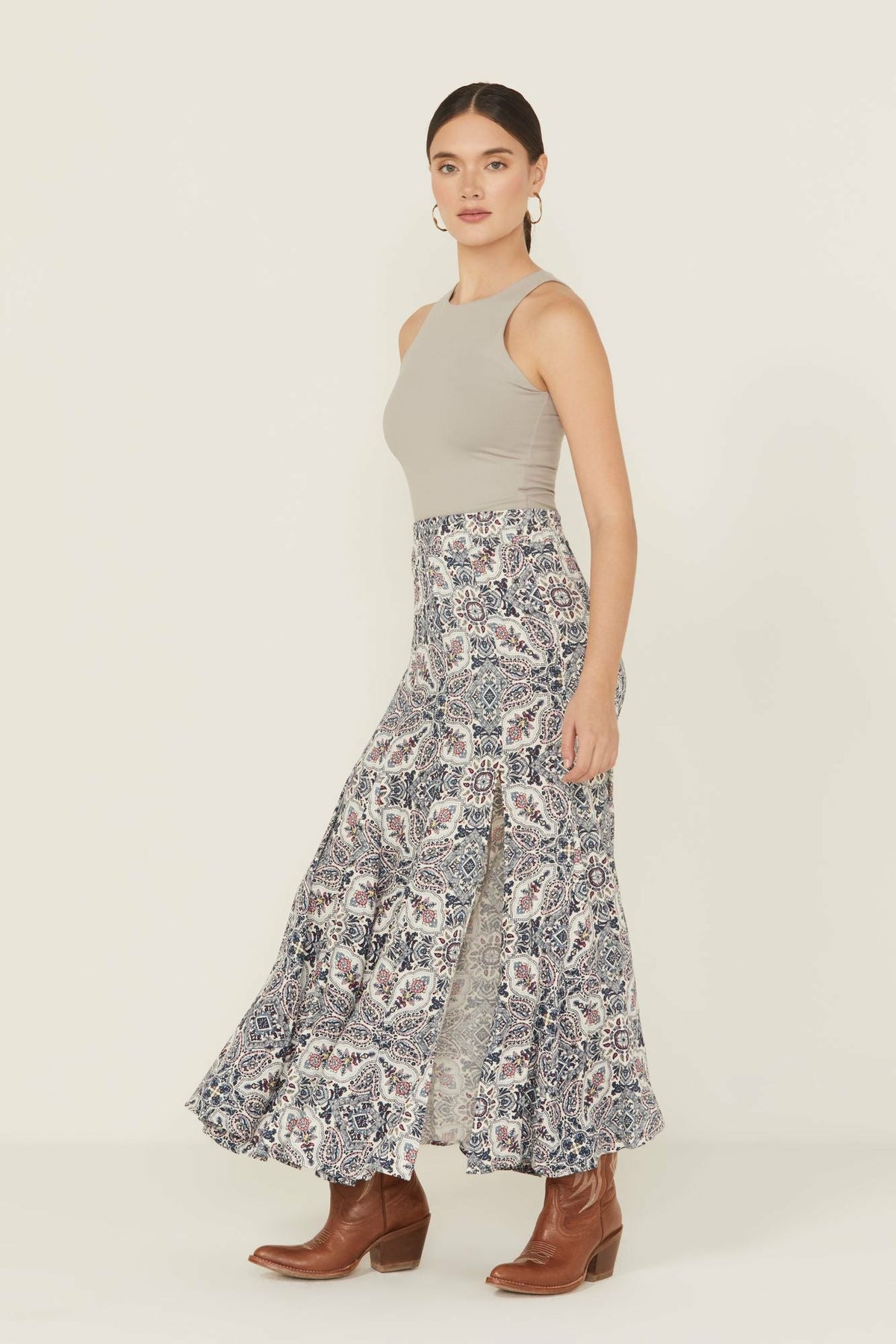Women Garrison Printed Maxi Skirt | Idyllwind