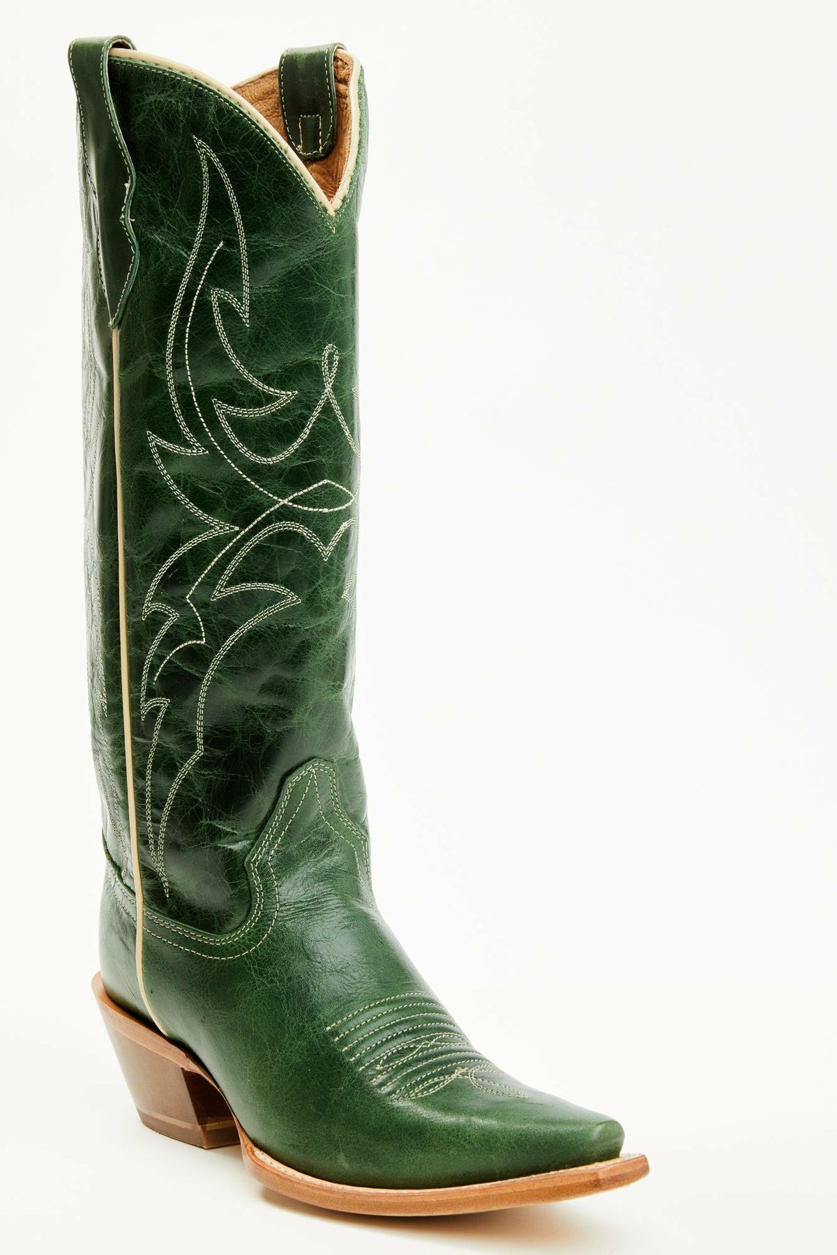 Women Dallas Alice Green Tall Western Boots - Snip Toe | Idyllwind