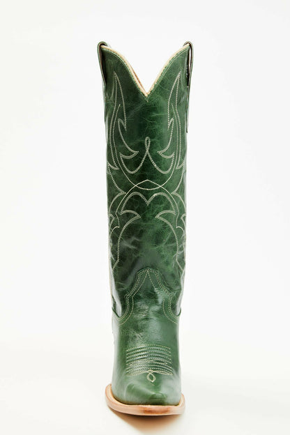 Women Dallas Alice Green Tall Western Boots - Snip Toe | Idyllwind