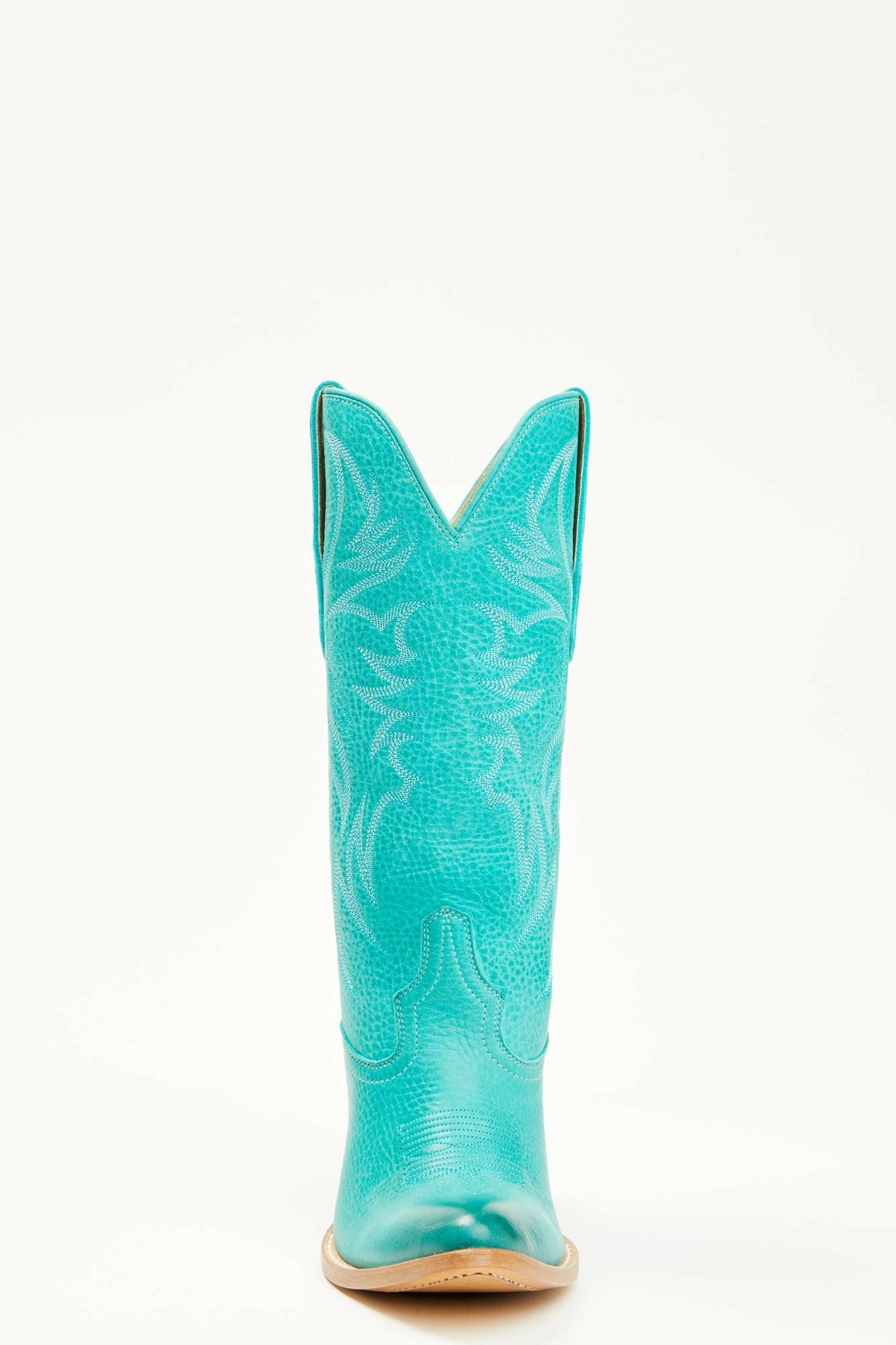 Women Charmed Life Turquoise Leather Western Boots - Round Toe | Idyllwind