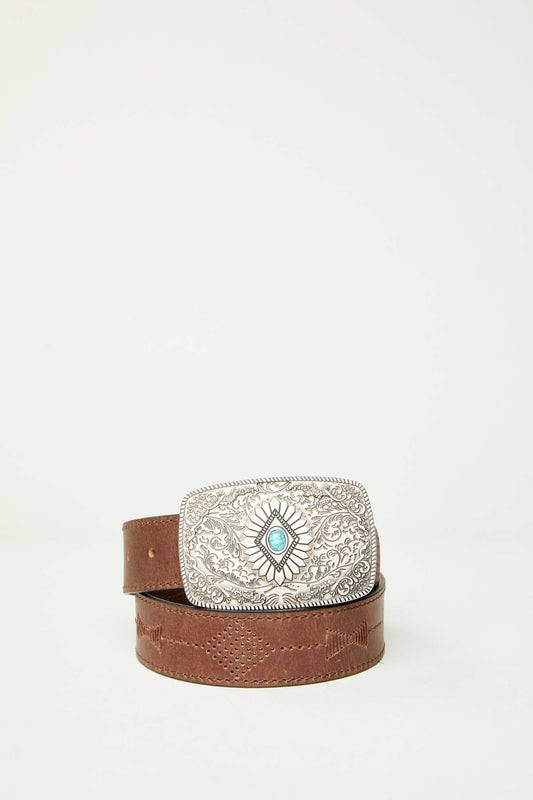 Women Highland Embossed Buckle Belt | Idyllwind