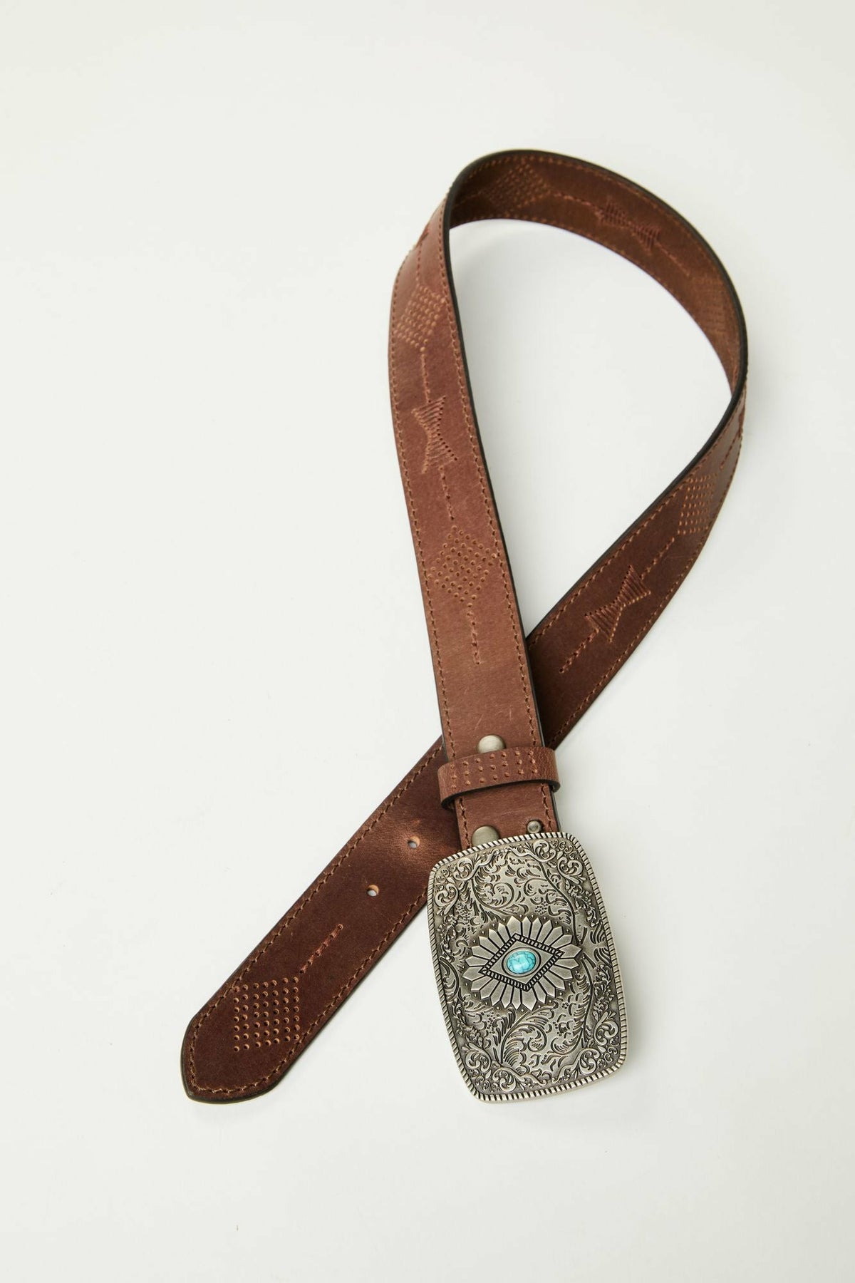 Women Highland Embossed Buckle Belt | Idyllwind