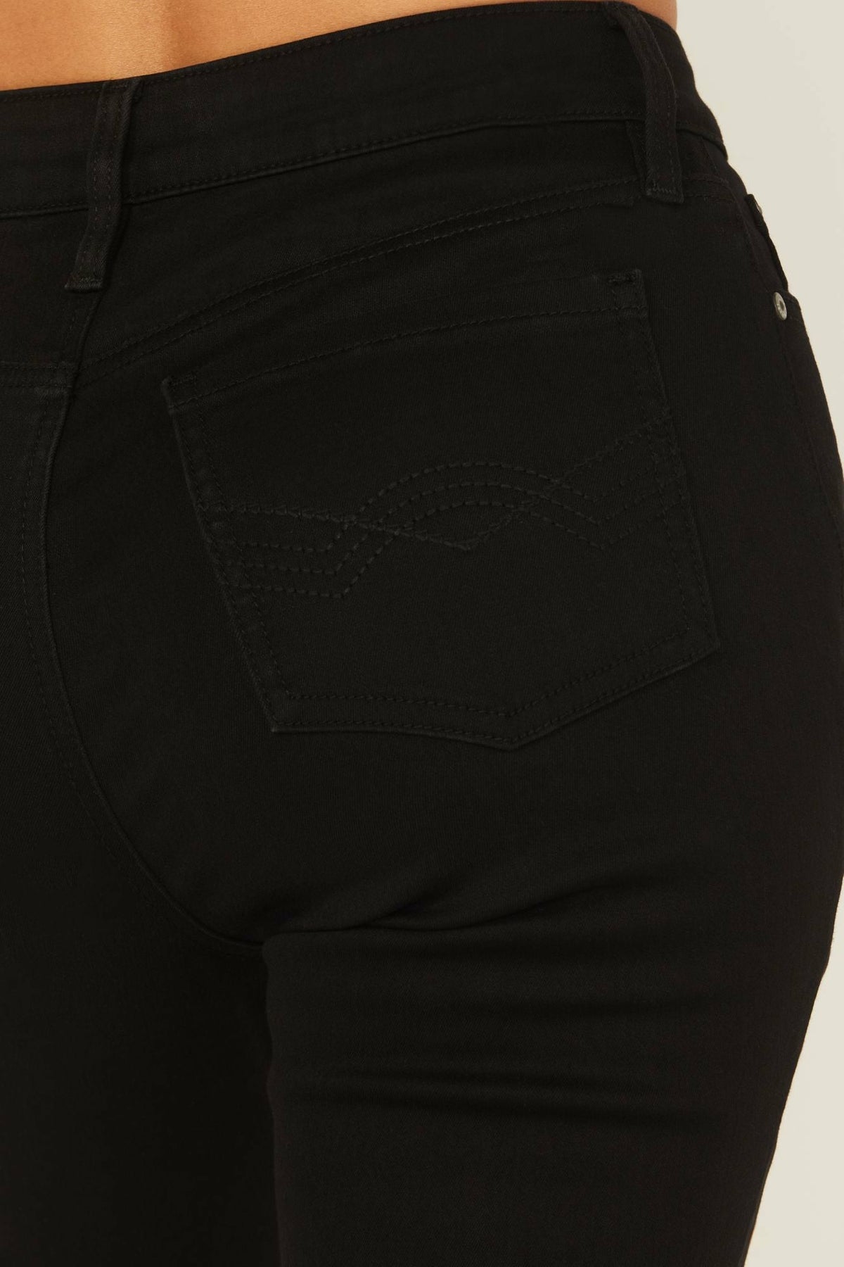 Women Outlaw High Rise Flare Embroidered Super Stretch Denim Jeans | Idyllwind