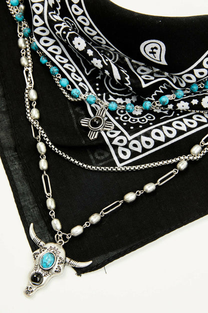 Women Baylee Bandana Layered Necklace | Idyllwind