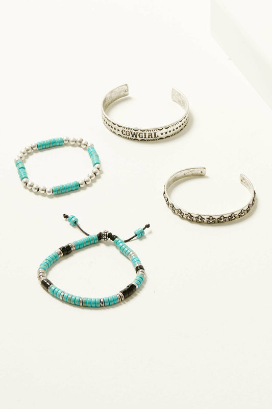 Women Amberwood Navajo pearl Bracelet Set - 4 Piece | Idyllwind