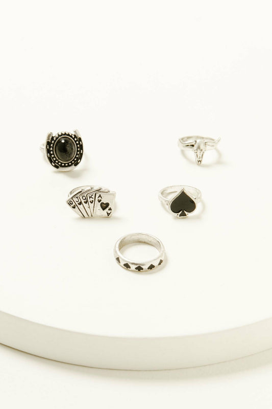 Women Dresden Spade Ring Set - 5 Piece | Idyllwind