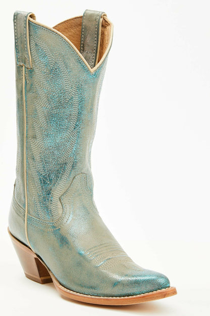 Women Two Step Turquoise Western Boots - Round Toe | Idyllwind