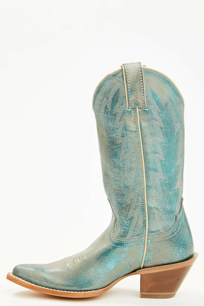 Women Two Step Turquoise Western Boots - Round Toe | Idyllwind