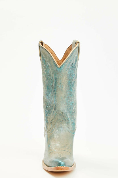 Women Two Step Turquoise Western Boots - Round Toe | Idyllwind