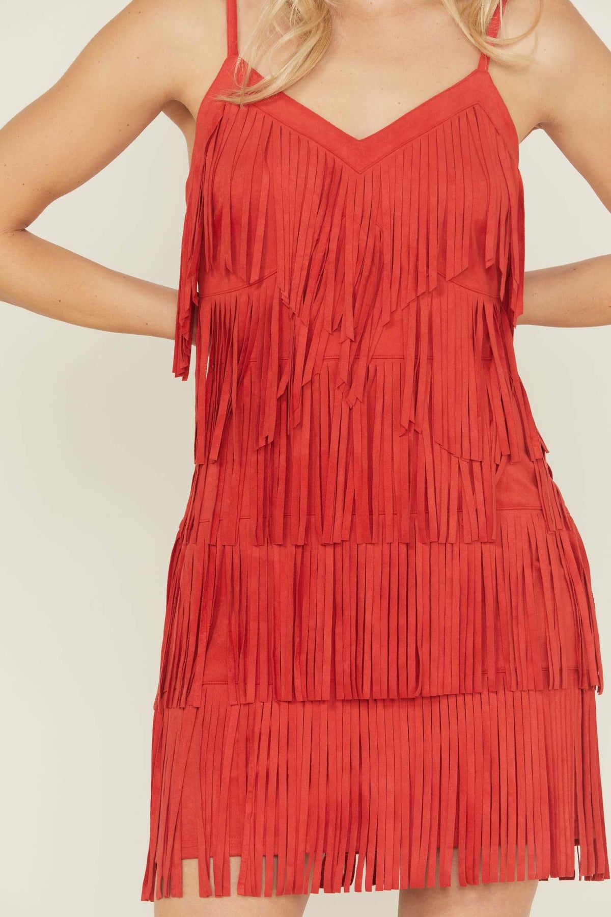 Women Brixworth Coral Fringe Festival Dress | Idyllwind