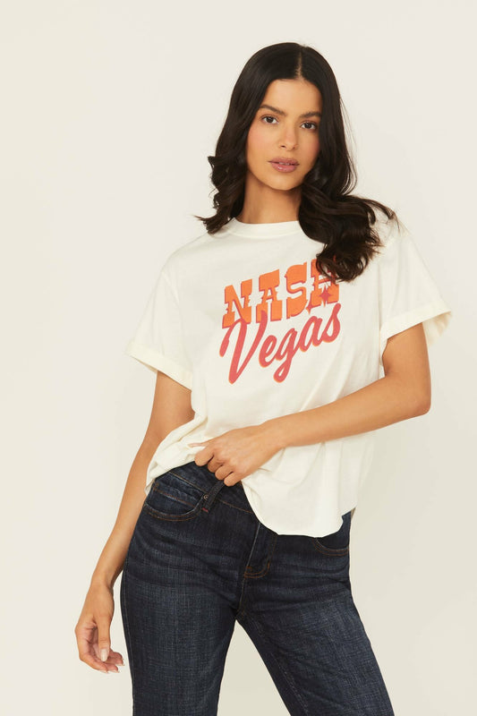 Women Nashvegas Short Sleeve Relaxed Graphic Tee | Idyllwind