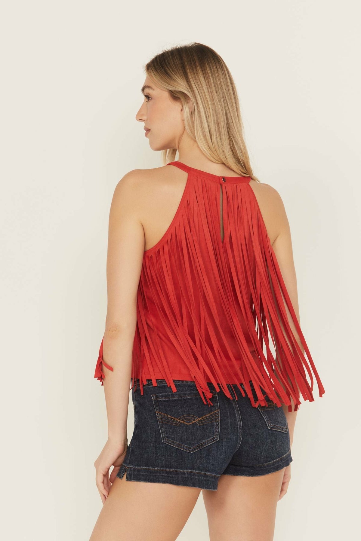 Women Madie Faux Suede Fringe Tank | Idyllwind