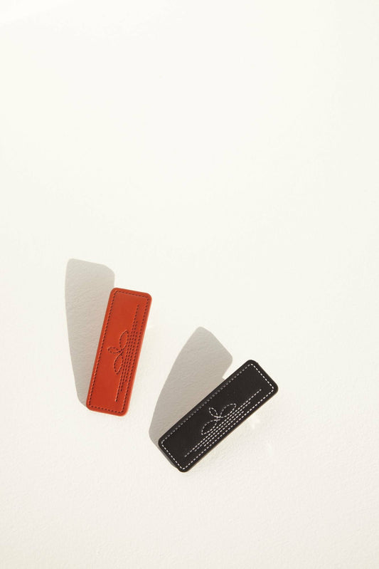 Women Nash Vegas Faux Leather Hair Clip Set - 2 Piece | Idyllwind