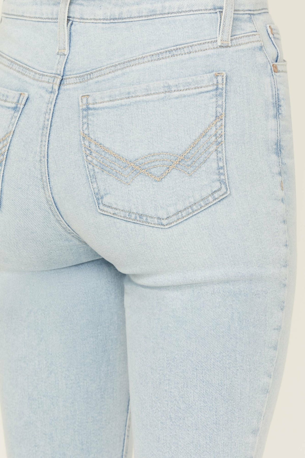 Women Melbourne Light Wash Legend High Rise Bootcut Super Stretch Denim Jeans | Idyllwind