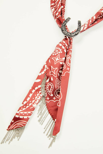 Women Amelia Chain Fringe Bandana Necklace | Idyllwind