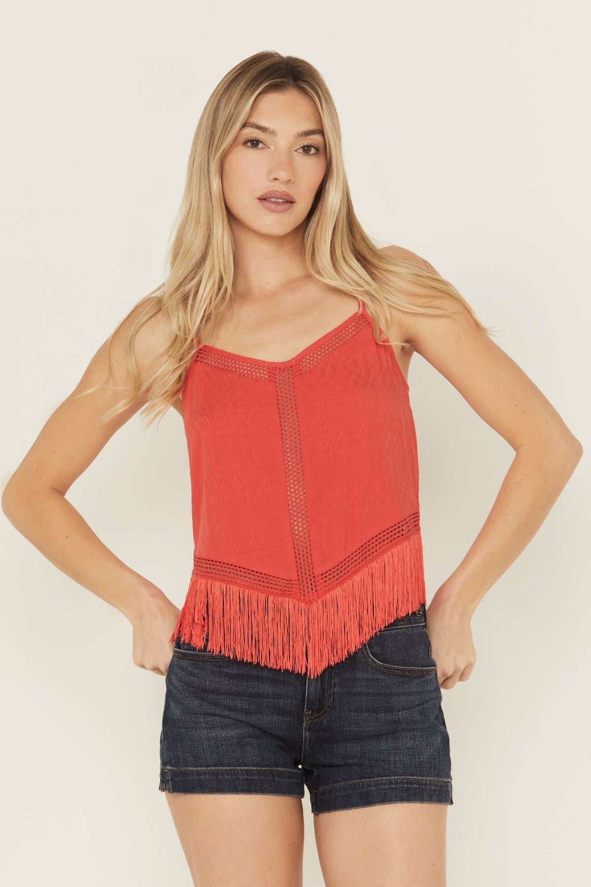 Women Briarwick Jacquard Fringe Sleeveless Tank Top | Idyllwind