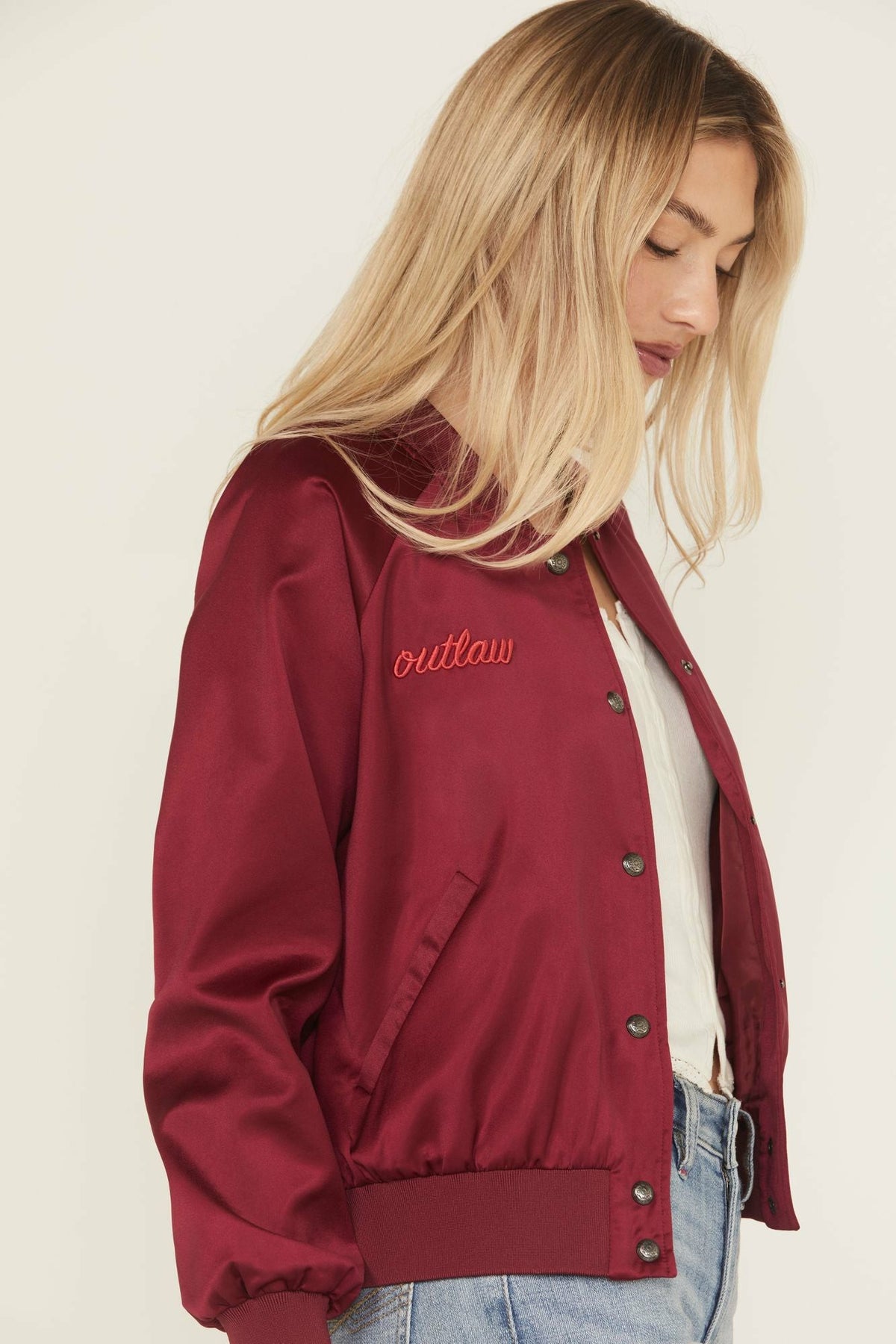 Women Nash Vegas Satin Bomber | Idyllwind