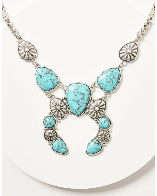 Women Patomic Statement Squash Blossom Necklace | Idyllwind