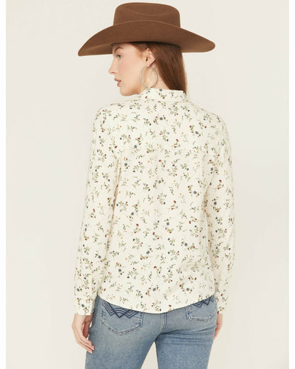 Women Snowden Floral Print Long Sleeve Featherlight Western Shirt | Idyllwind