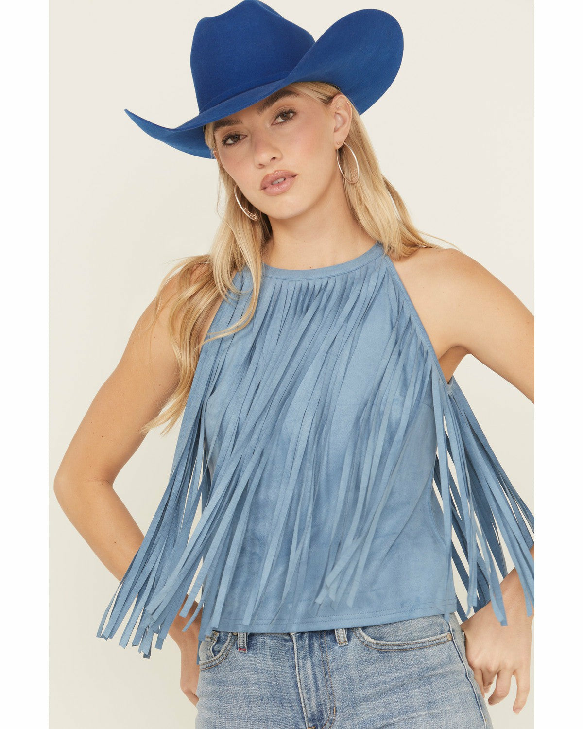 Women Madie Faux Suede Fringe Tank | Idyllwind