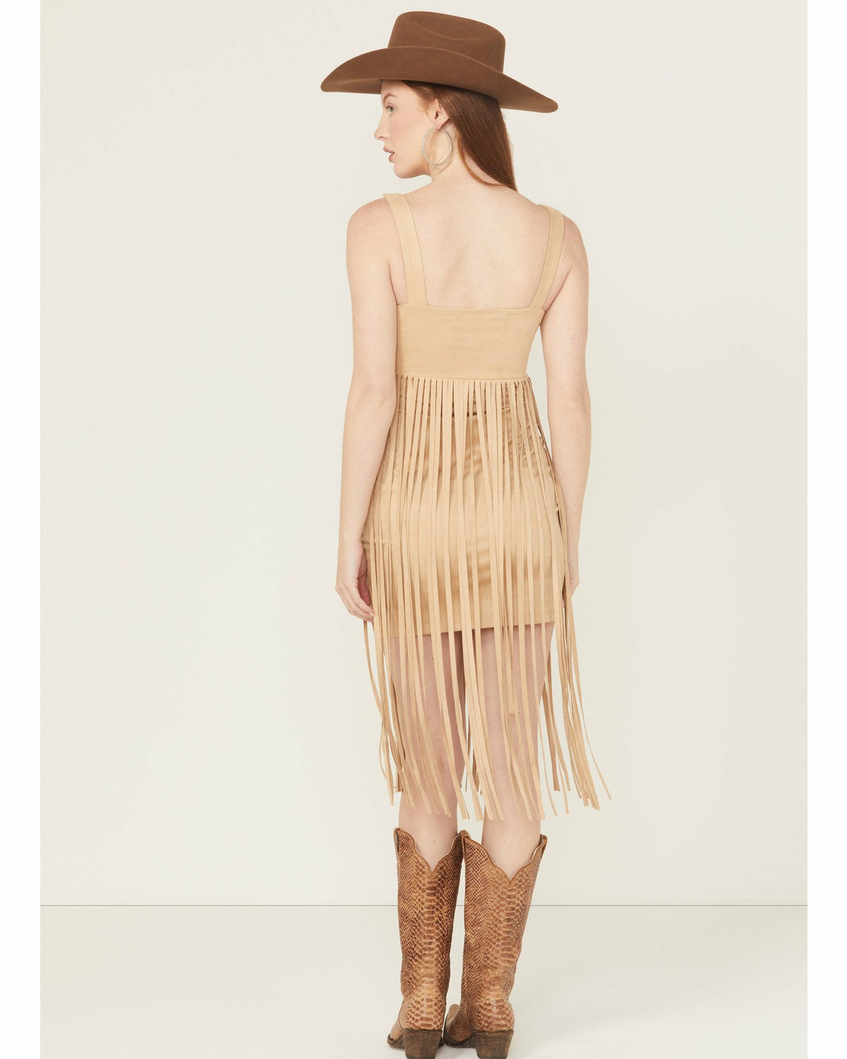 Women Ramsey Concho Trim Faux Suede Mini Dress | Idyllwind