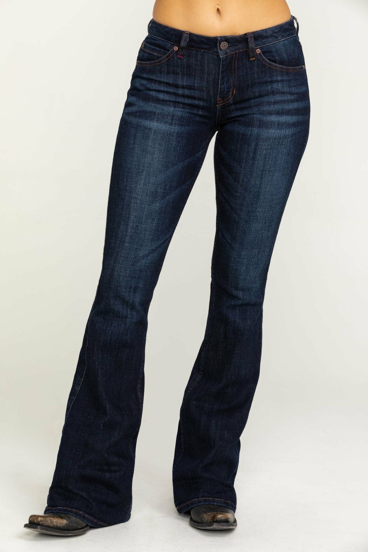 Women Dark Wash Whiskey Debbie Bootcut Jeans | Idyllwind