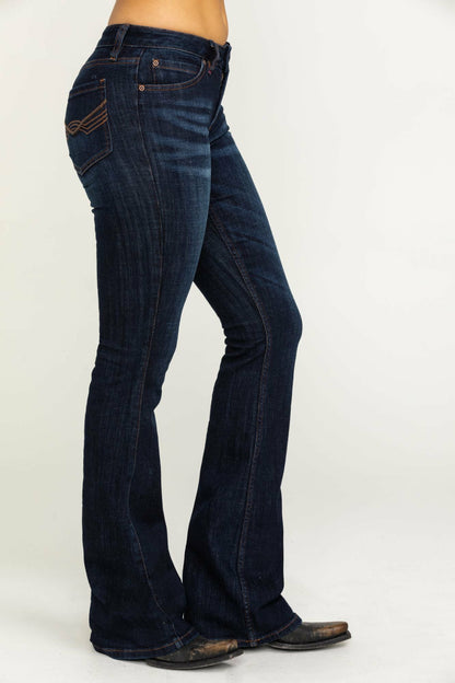 Women Dark Wash Whiskey Debbie Bootcut Jeans | Idyllwind