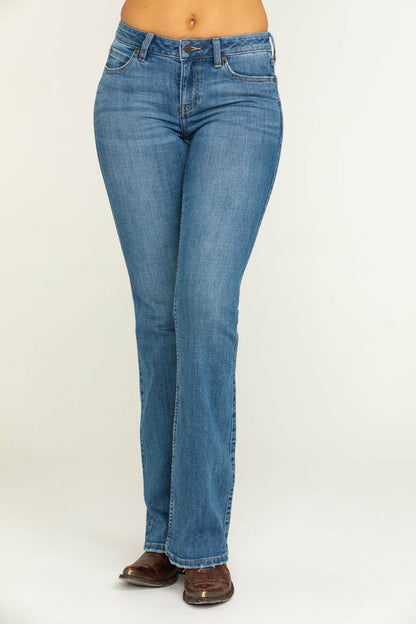 Women Rebel Wild Heart Bootcut Denim Jeans | Idyllwind