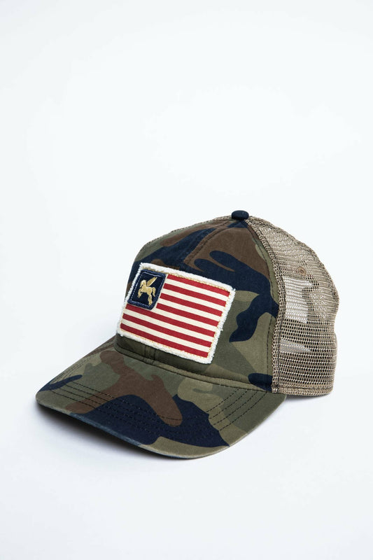 Women Star Spangled Camo Baseball Hat | Idyllwind