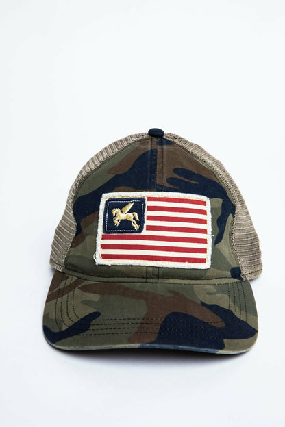 Women Star Spangled Camo Baseball Hat | Idyllwind