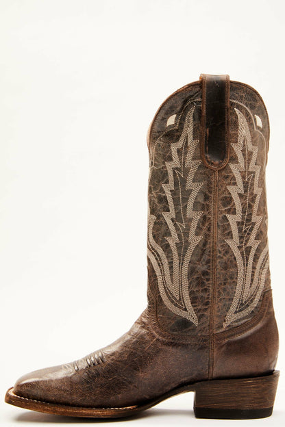 Women Outlaw Dark Brown Performance Western Boot w/Comfort Technology – Broad Square Toe | Idyllwind