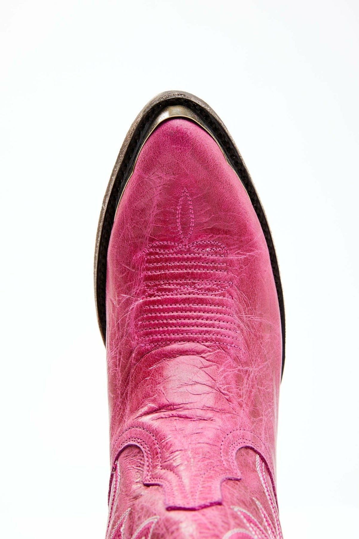 Women Wheels Pink Leather Western Booties - Round Toe | Idyllwind