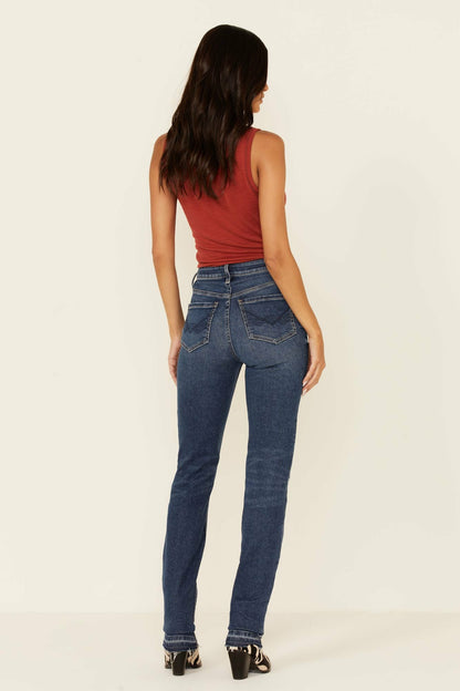 Women Going Places Dark Wash Straight Leg Jeans | Idyllwind