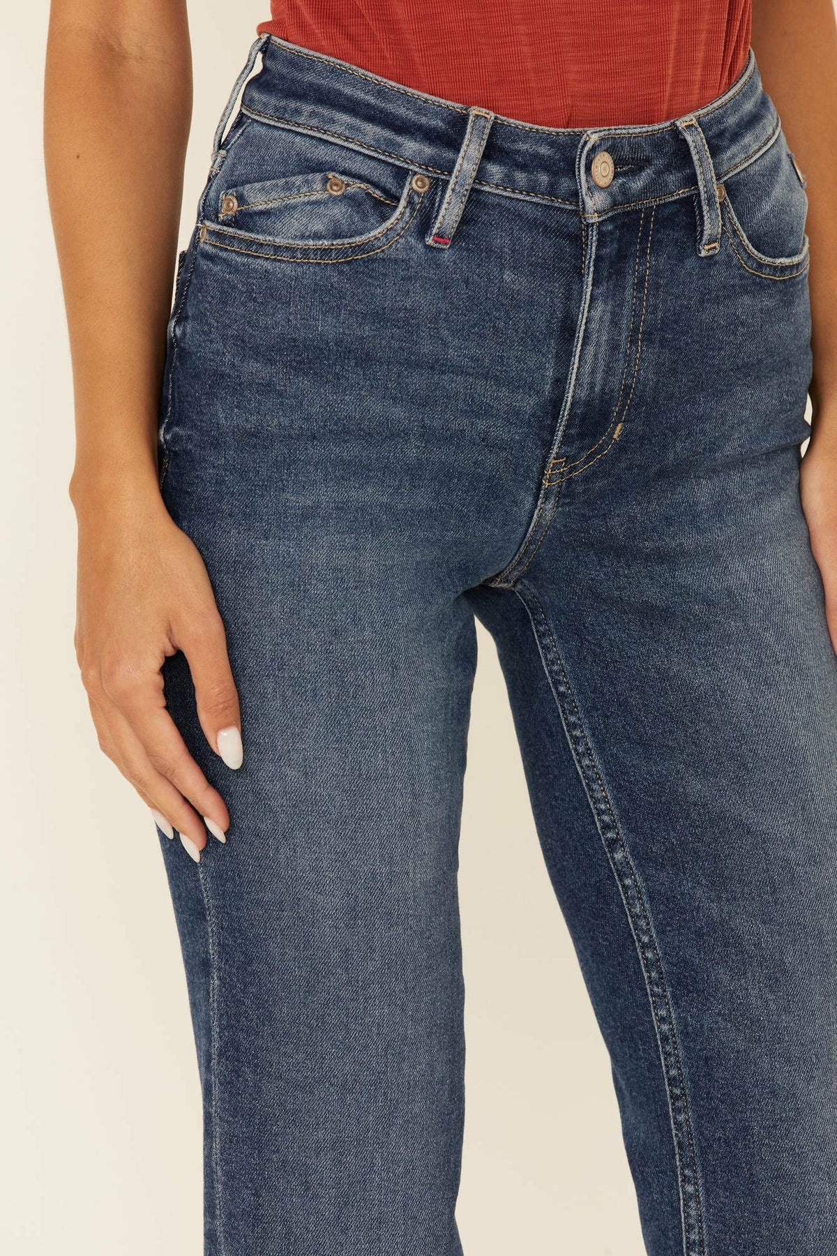 Women Going Places Dark Wash Straight Leg Jeans | Idyllwind