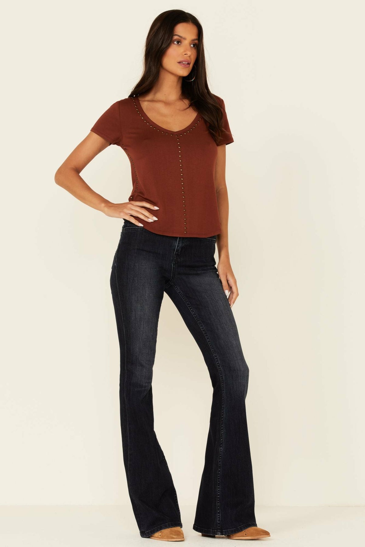 Women Honky Tonk Studded Top | Idyllwind